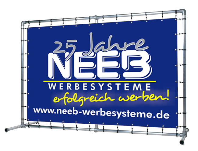 Aluminium Bannerrahmen Stand Mit Bannerdruck