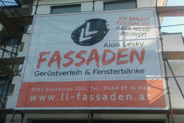 Gerüstwerbung – Gerüstbanner Gerüstplanen Günstig Drucken